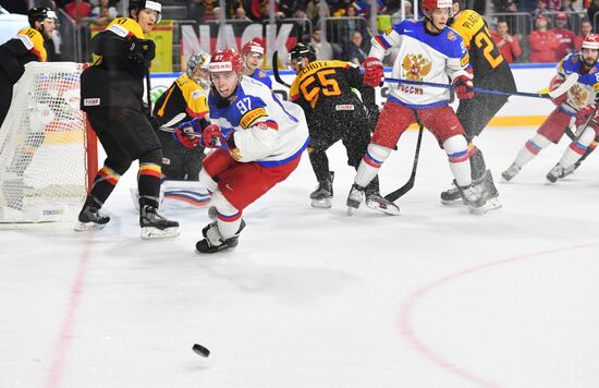 2017 IIHF World Championship. Germany vs. Russia