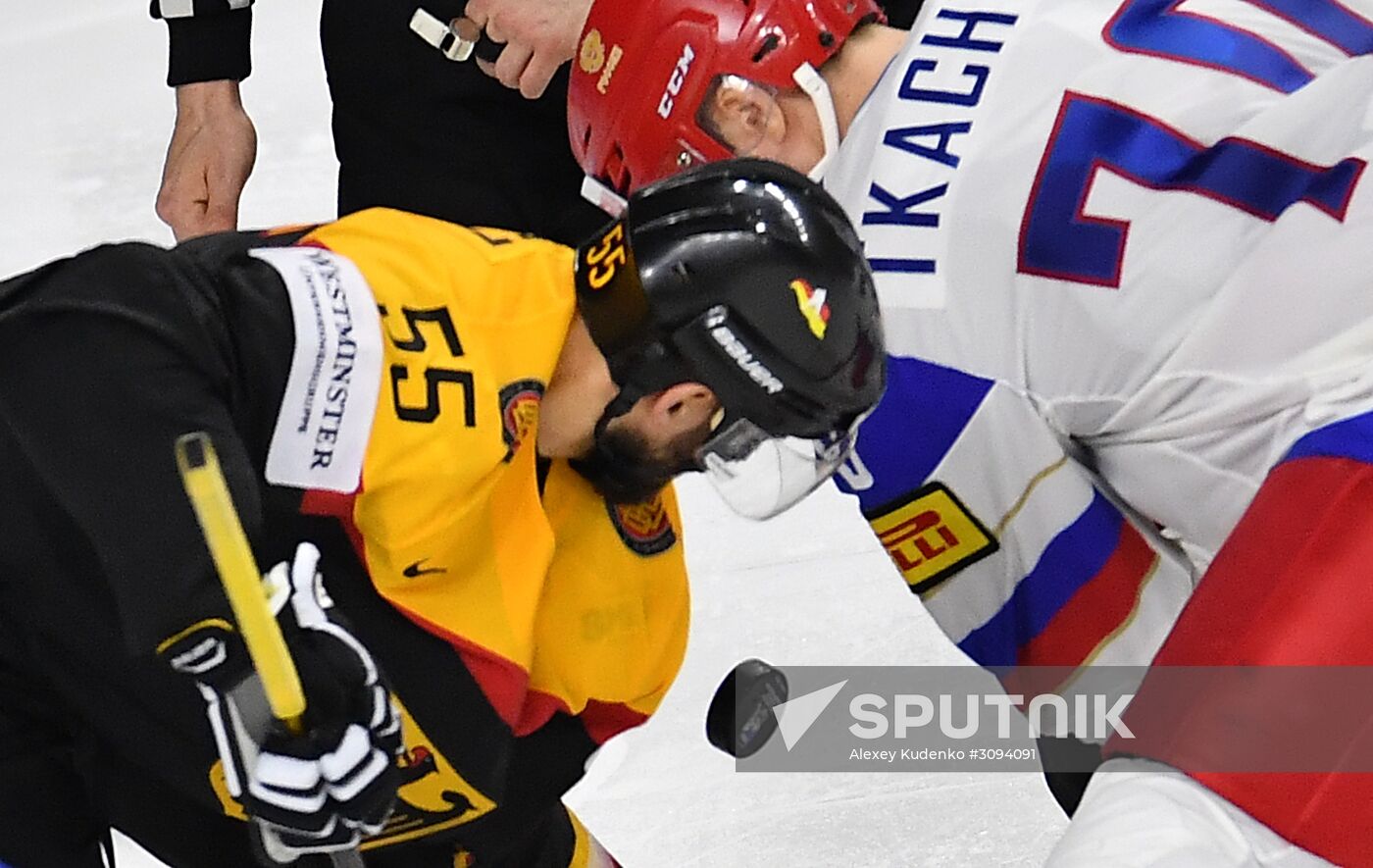 2017 IIHF World Championship. Germany vs. Russia