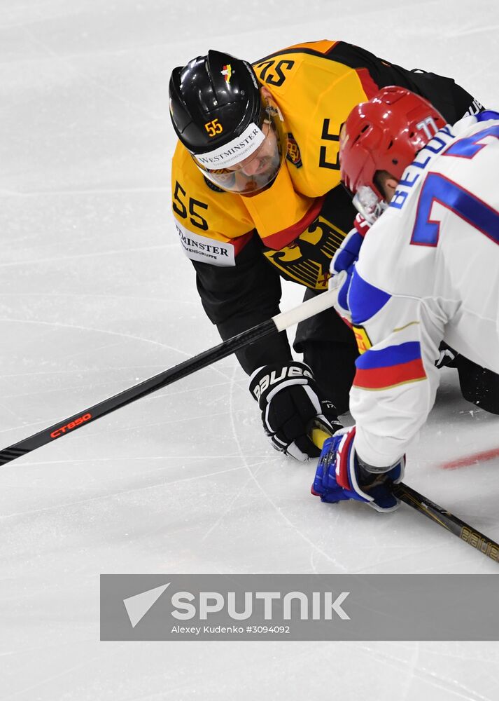2017 IIHF World Championship. Germany vs. Russia