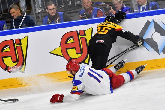 2017 IIHF World Championship. Germany vs. Russia