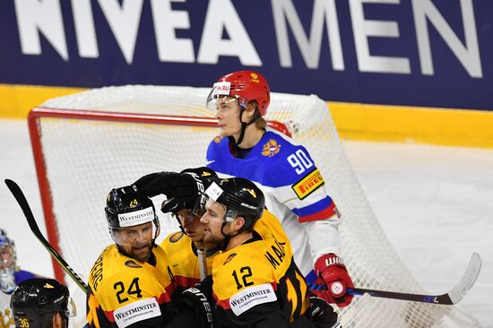 2017 IIHF World Championship. Germany vs. Russia