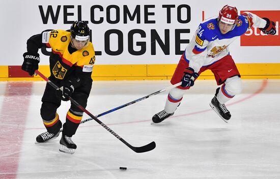2017 IIHF World Championship. Germany vs. Russia