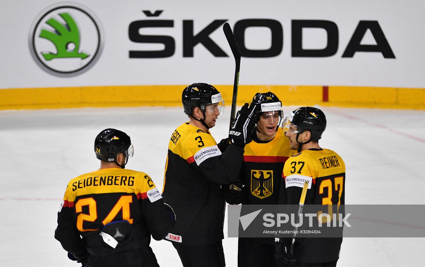 2017 IIHF World Championship. Germany vs. Russia