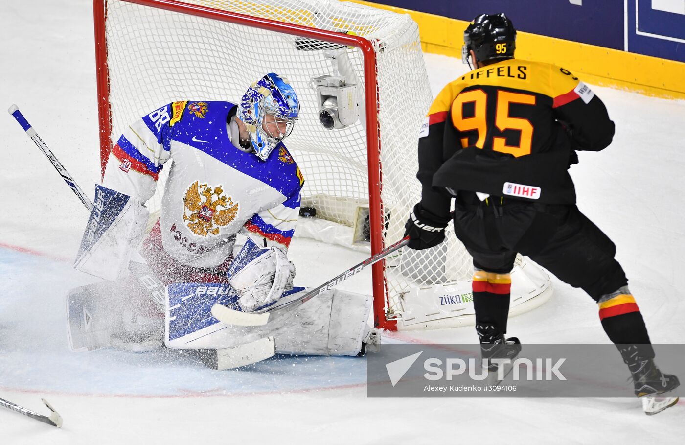 2017 IIHF World Championship. Germany vs. Russia