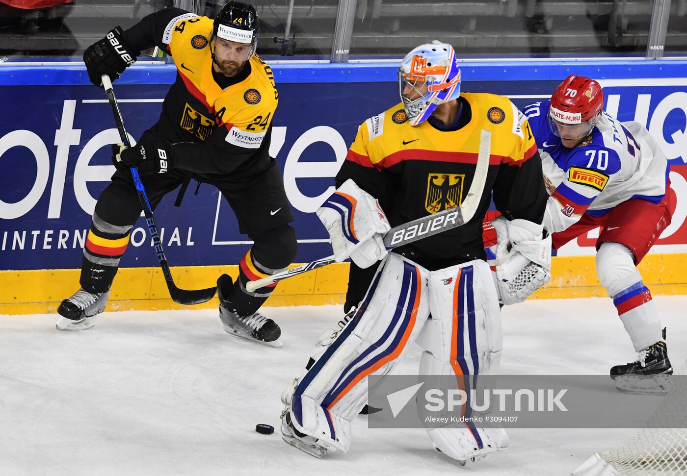 2017 IIHF World Championship. Germany vs. Russia