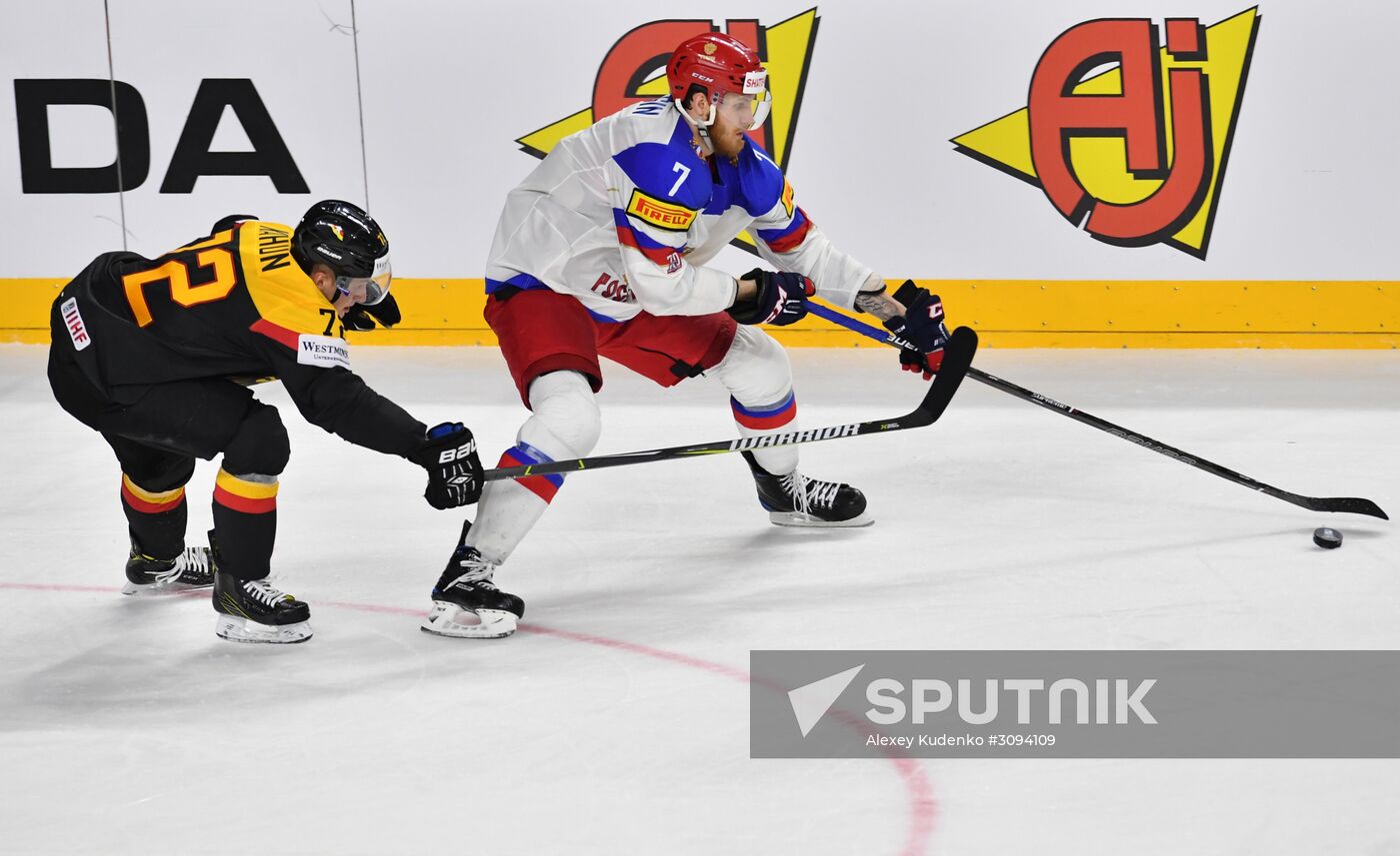 2017 IIHF World Championship. Germany vs. Russia