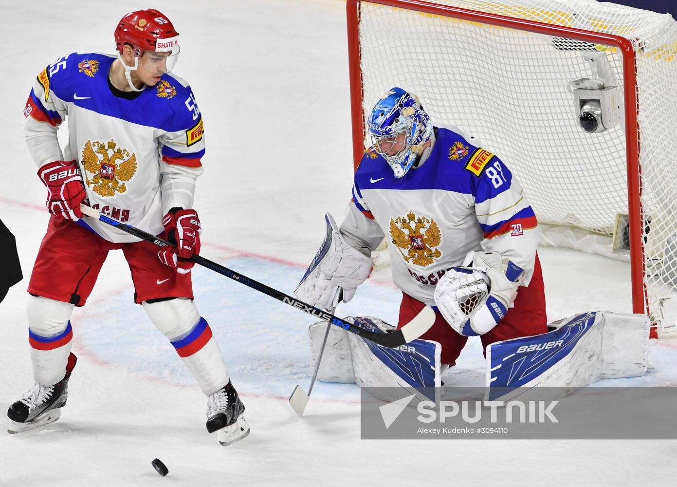 2017 IIHF World Championship. Germany vs. Russia