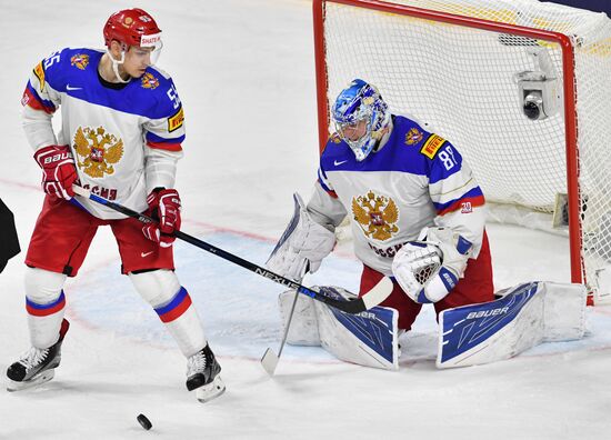 2017 IIHF World Championship. Germany vs. Russia