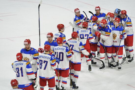 2017 IIHF World Championship. Germany vs. Russia