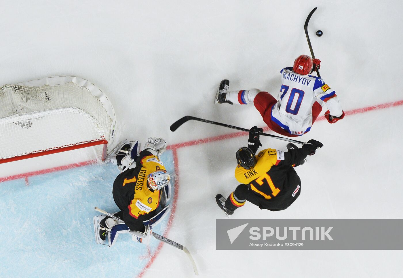 2017 IIHF World Championship. Germany vs. Russia