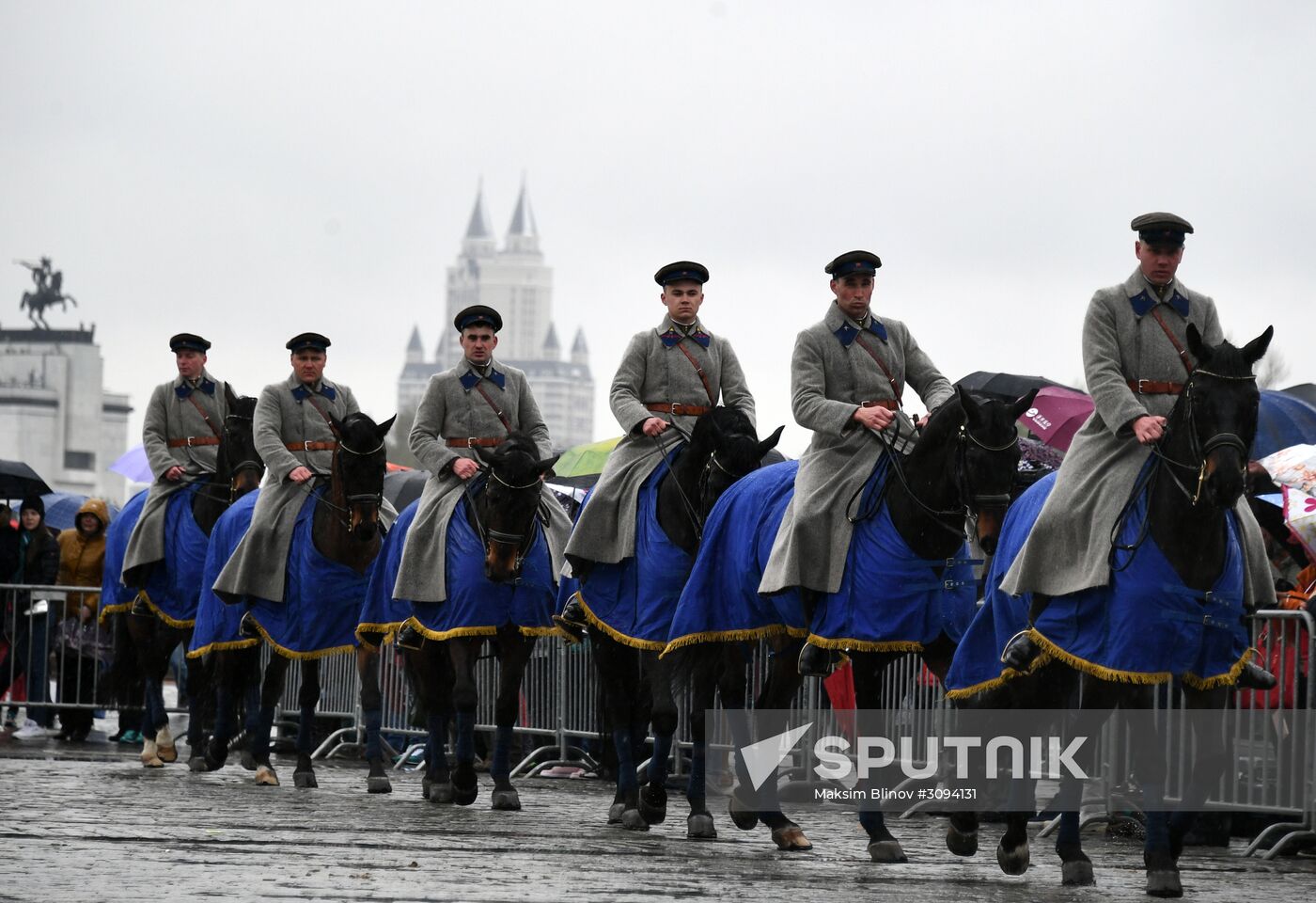 Russian Traditions cavalry show at Poklonnaya Hill