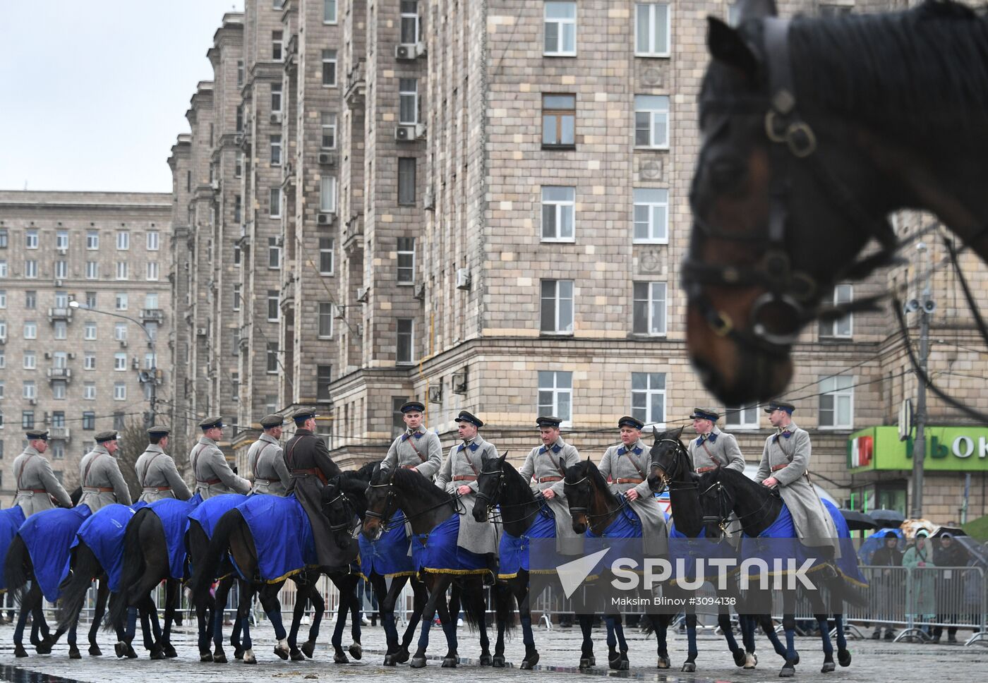 Russian Traditions cavalry show at Poklonnaya Hill