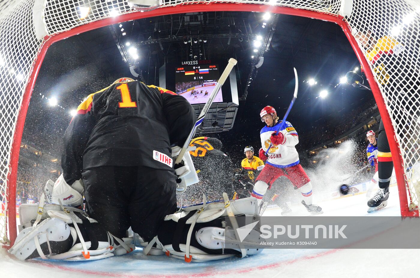2017 IIHF World Championship. Germany vs. Russia