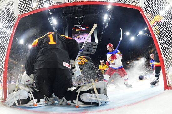 2017 IIHF World Championship. Germany vs. Russia