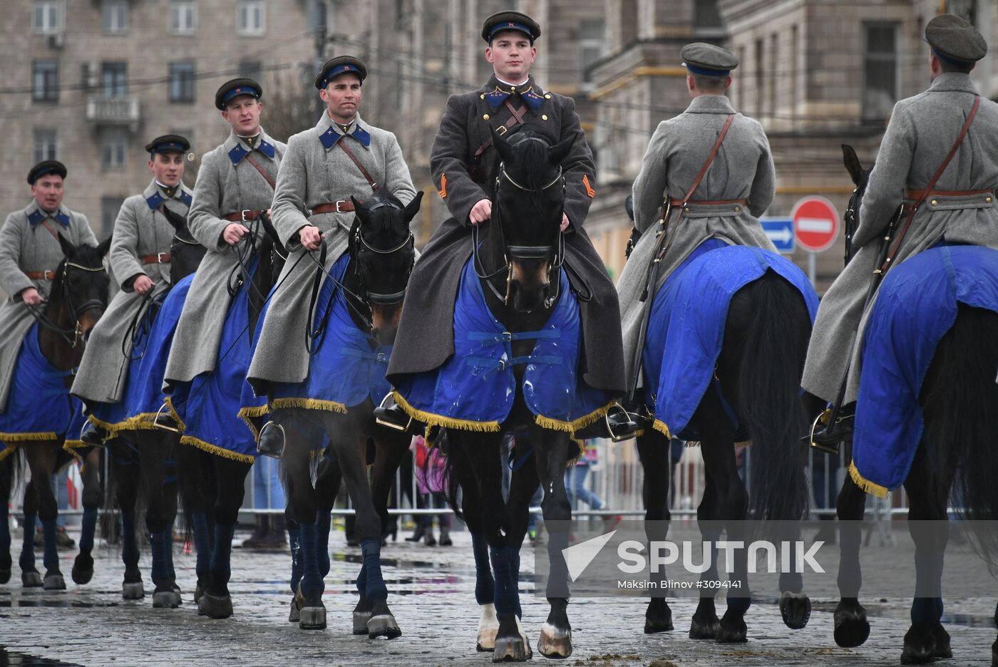 Russian Traditions cavalry show at Poklonnaya Hill