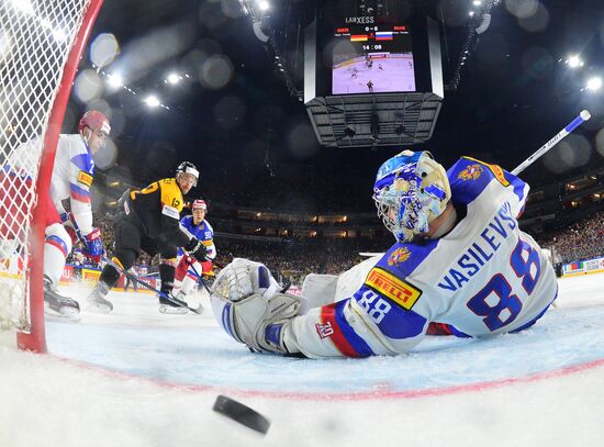 2017 IIHF World Championship. Germany vs. Russia