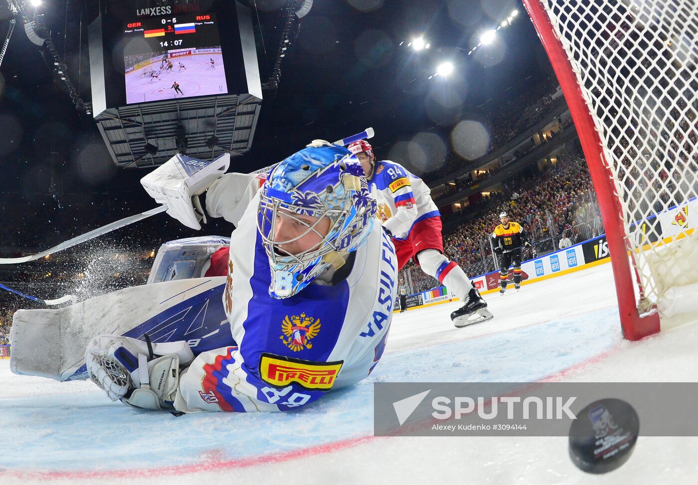 2017 IIHF World Championship. Germany vs. Russia