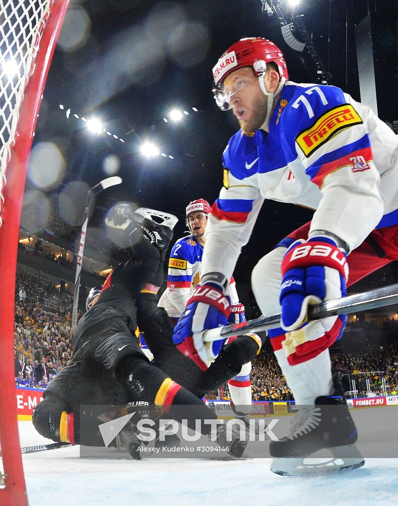 2017 IIHF World Championship. Germany vs. Russia