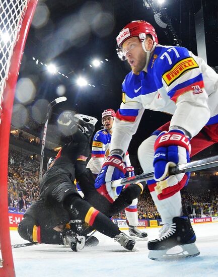 2017 IIHF World Championship. Germany vs. Russia