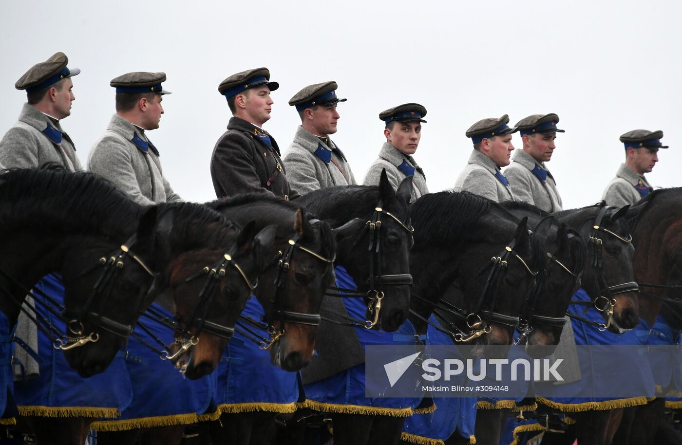 Russian Traditions cavalry show at Poklonnaya Hill