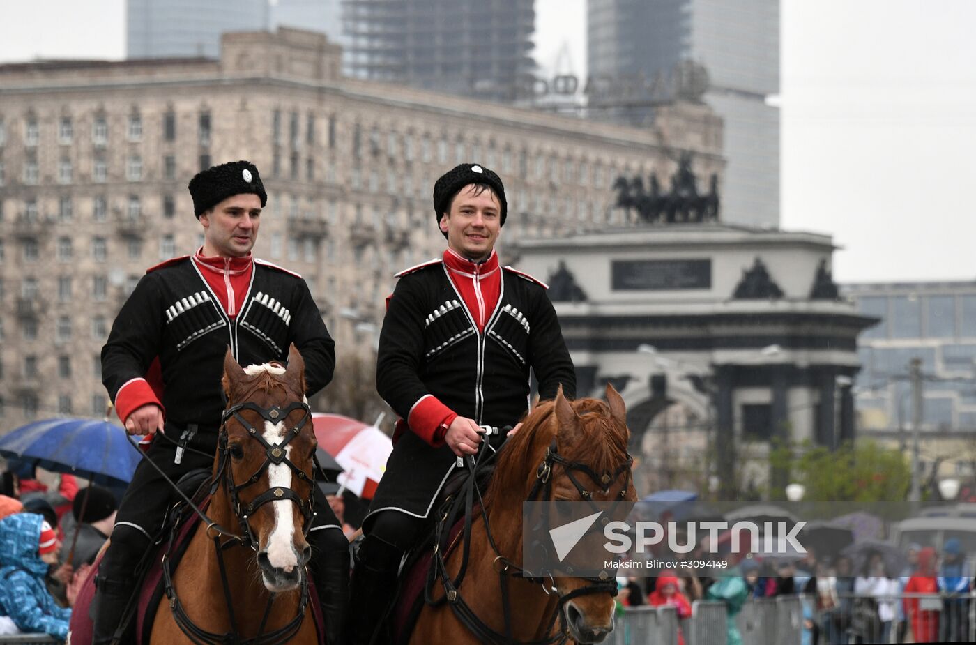 Russian Traditions cavalry show at Poklonnaya Hill