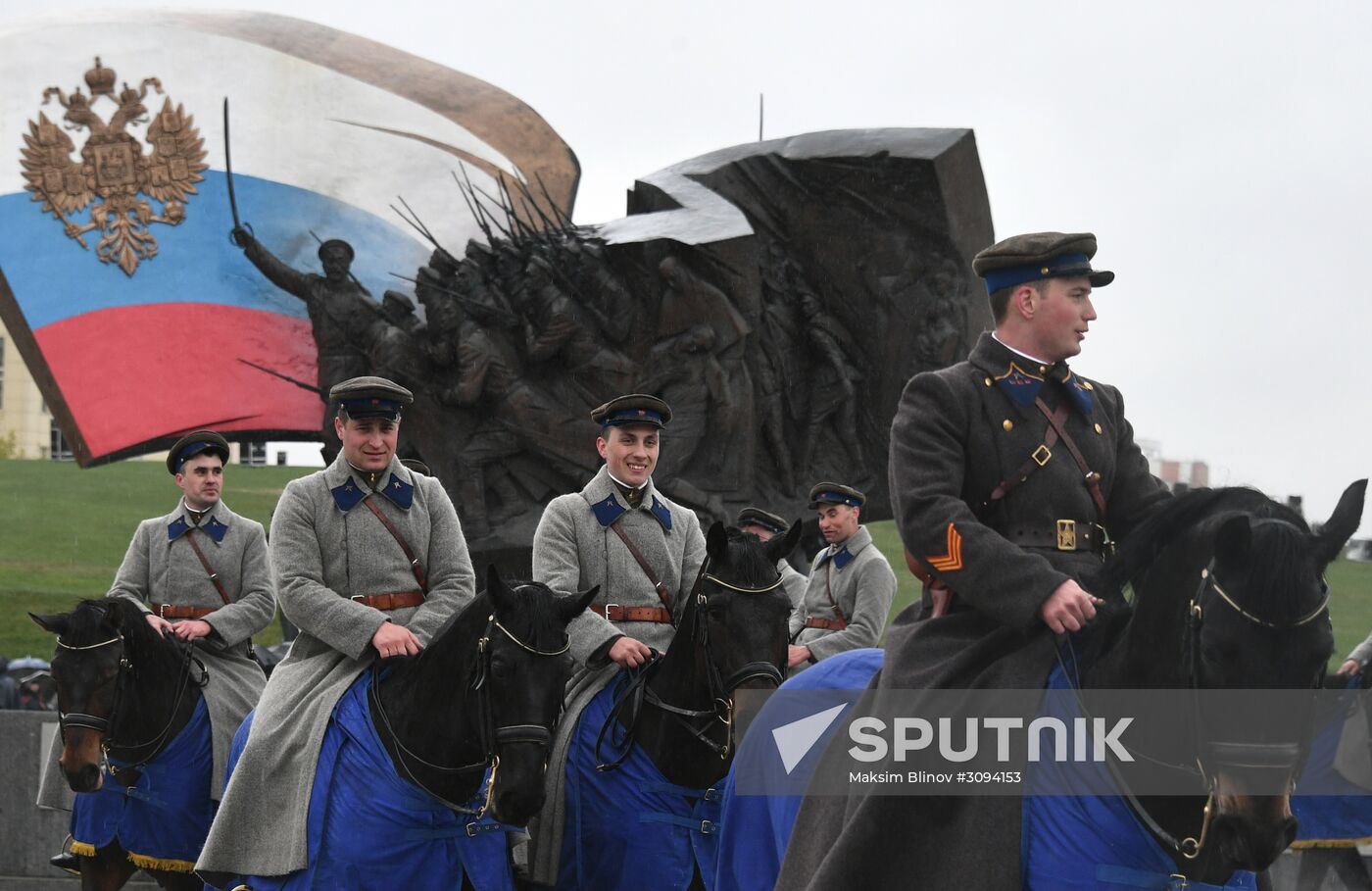 Russian Traditions cavalry show at Poklonnaya Hill