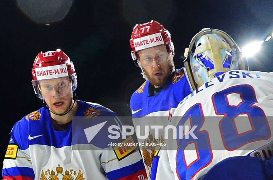 2017 IIHF World Championship. Germany vs. Russia