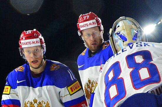 2017 IIHF World Championship. Germany vs. Russia