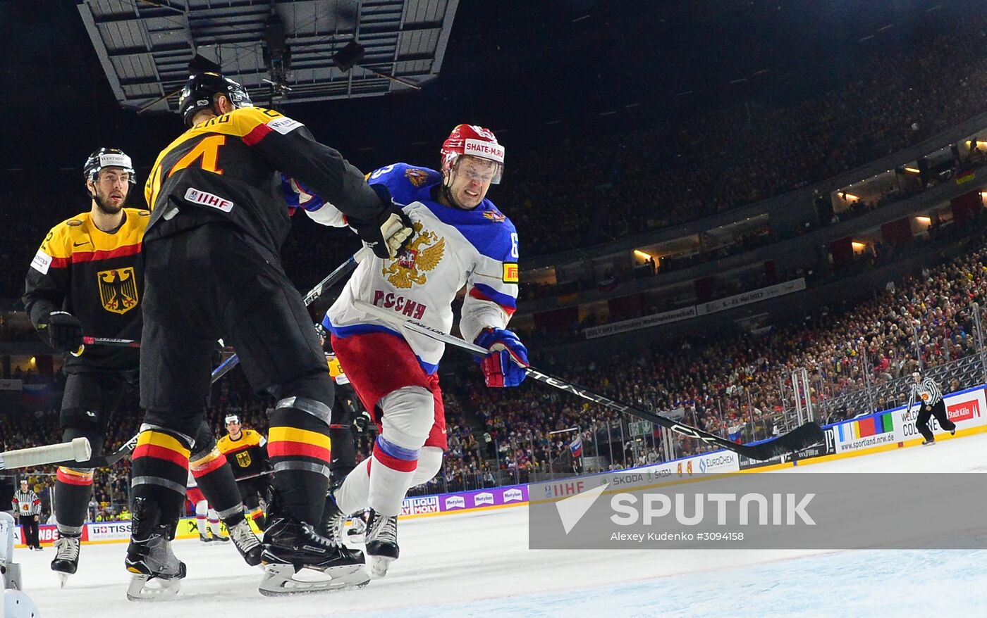 2017 IIHF World Championship. Germany vs. Russia