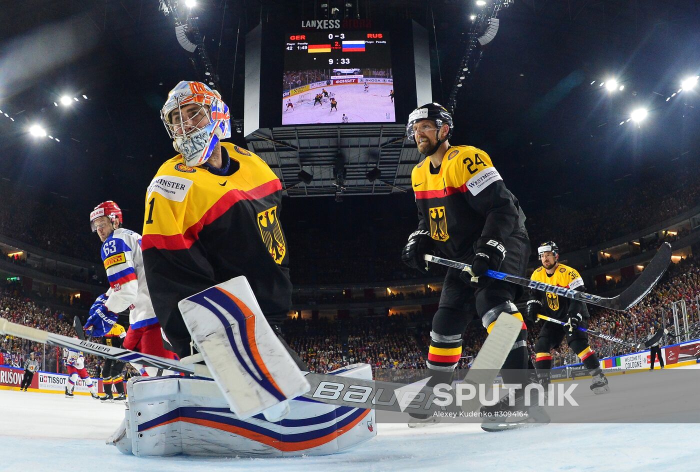 2017 IIHF World Championship. Germany vs. Russia