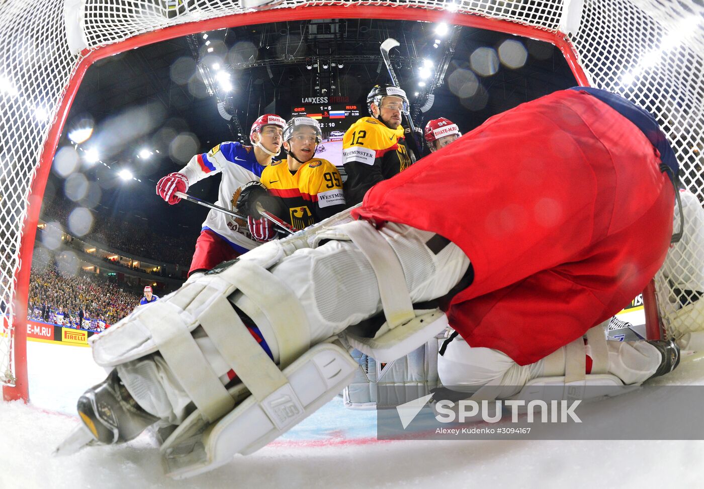 2017 IIHF World Championship. Germany vs. Russia