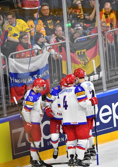2017 IIHF World Championship. Germany vs. Russia