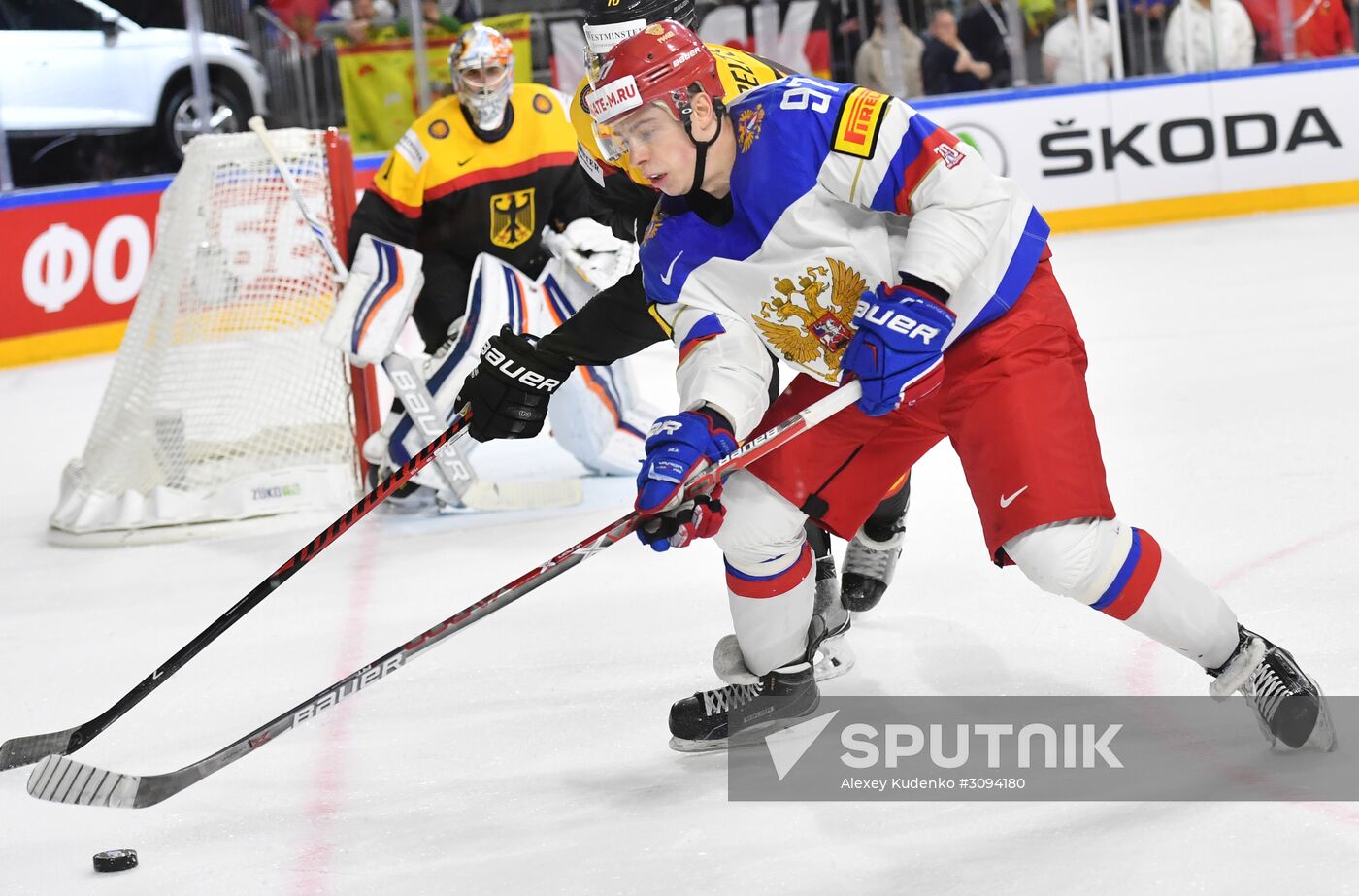 2017 IIHF World Championship. Germany vs. Russia