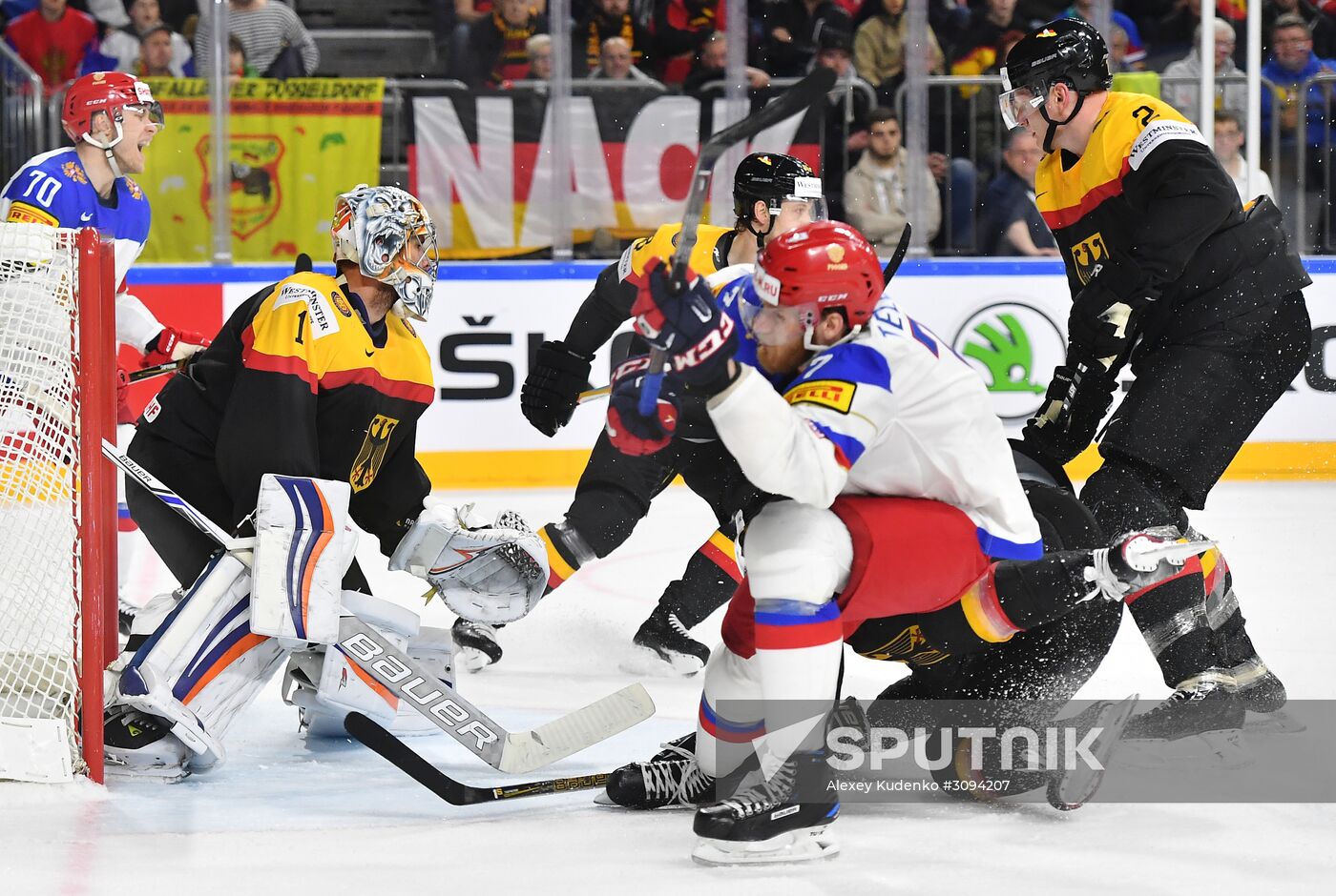 2017 IIHF World Championship. Germany vs. Russia