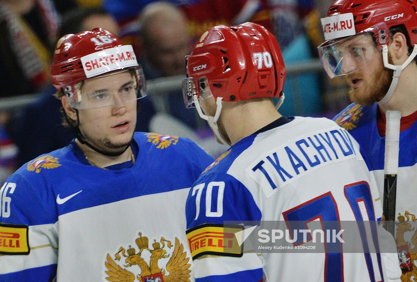 2017 IIHF World Championship. Germany vs. Russia