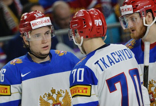 2017 IIHF World Championship. Germany vs. Russia