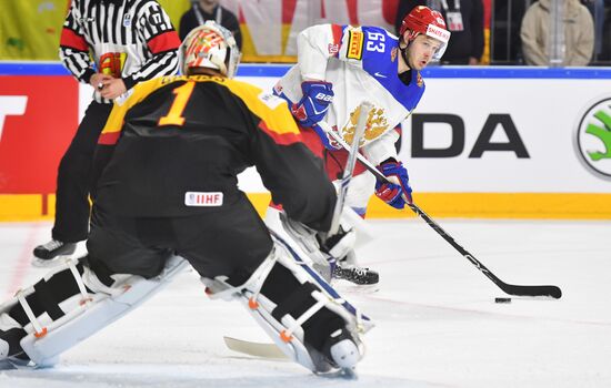 2017 IIHF World Championship. Germany vs. Russia