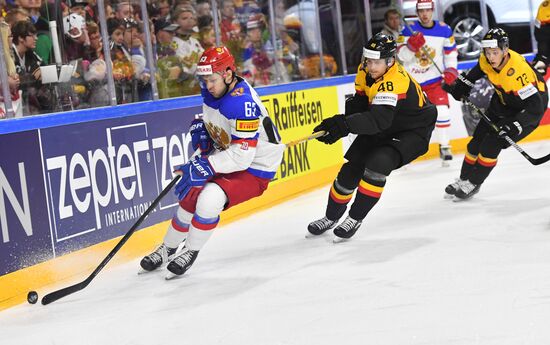 2017 IIHF World Championship. Germany vs. Russia