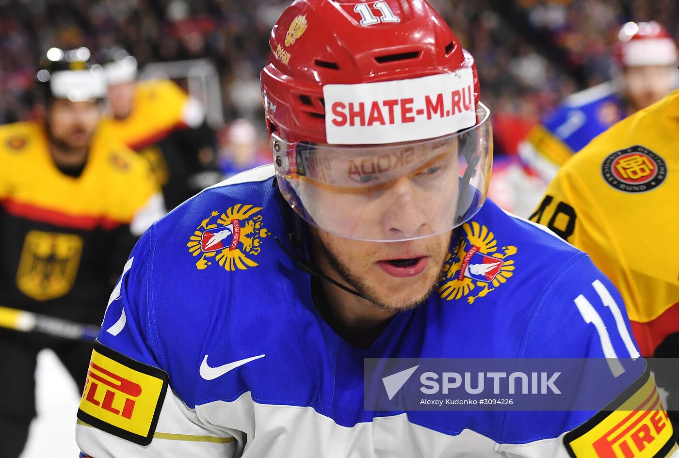 2017 IIHF World Championship. Germany vs. Russia