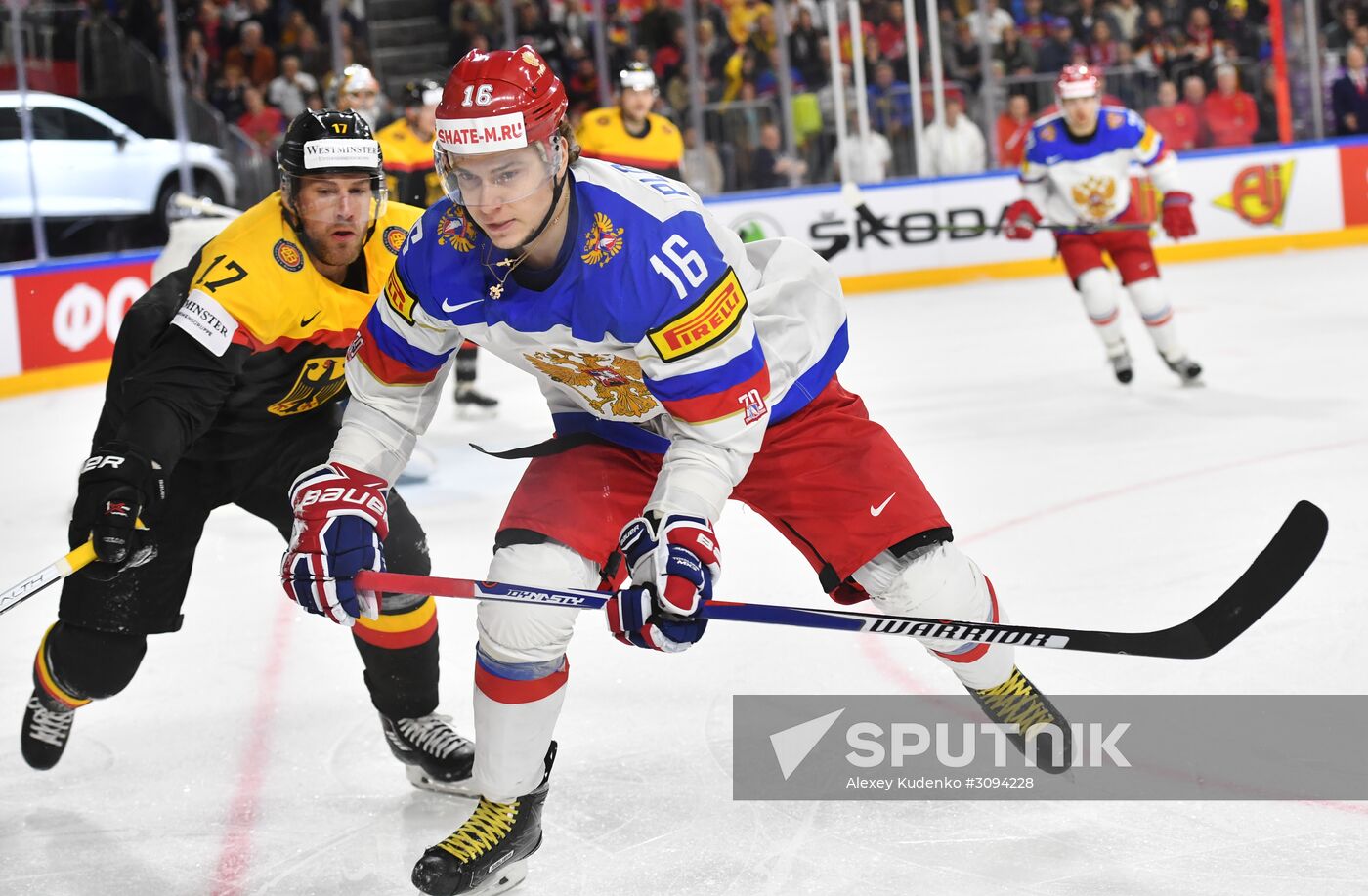 2017 IIHF World Championship. Germany vs. Russia