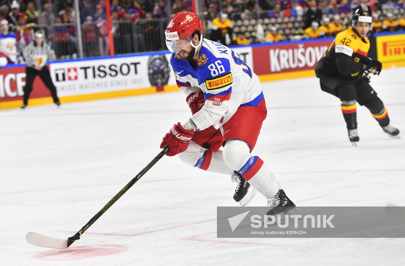 2017 IIHF World Championship. Germany vs. Russia