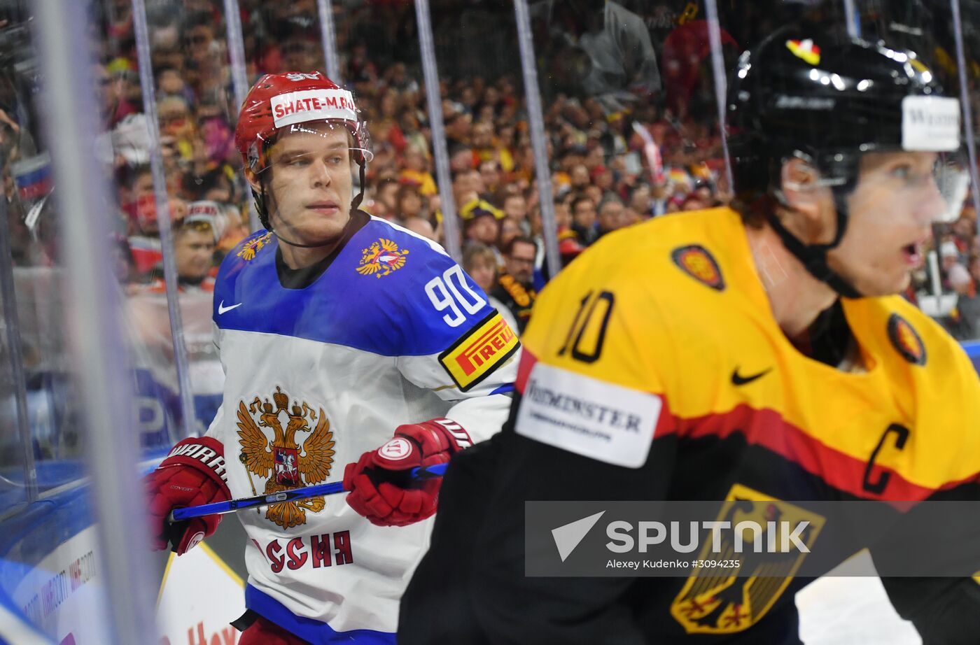 2017 IIHF World Championship. Germany vs. Russia