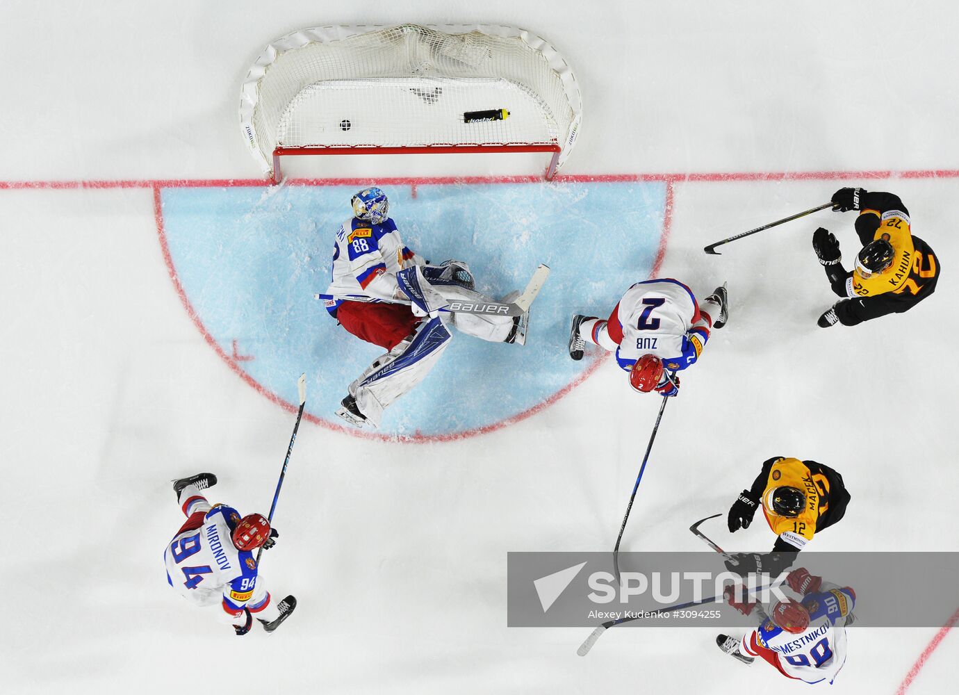 2017 IIHF World Championship. Germany vs. Russia