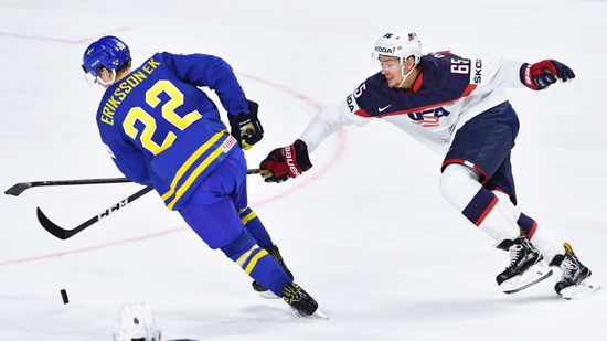 2017 IIHF World Championship. USA vs. Sweden