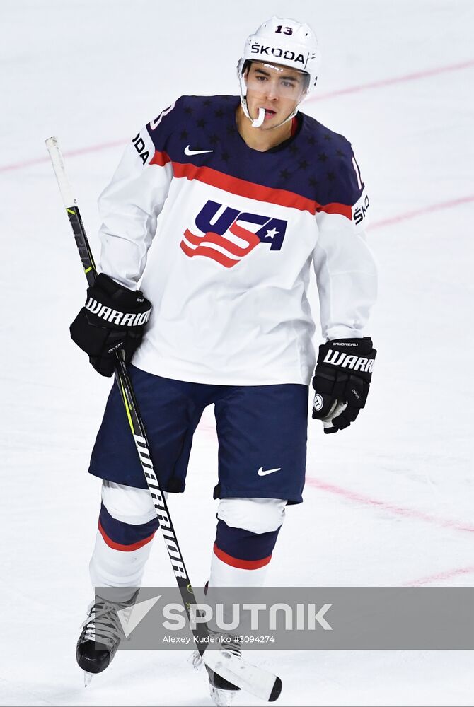 2017 IIHF World Championship. USA vs. Sweden