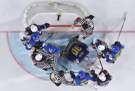 2017 IIHF World Championship. USA vs. Sweden