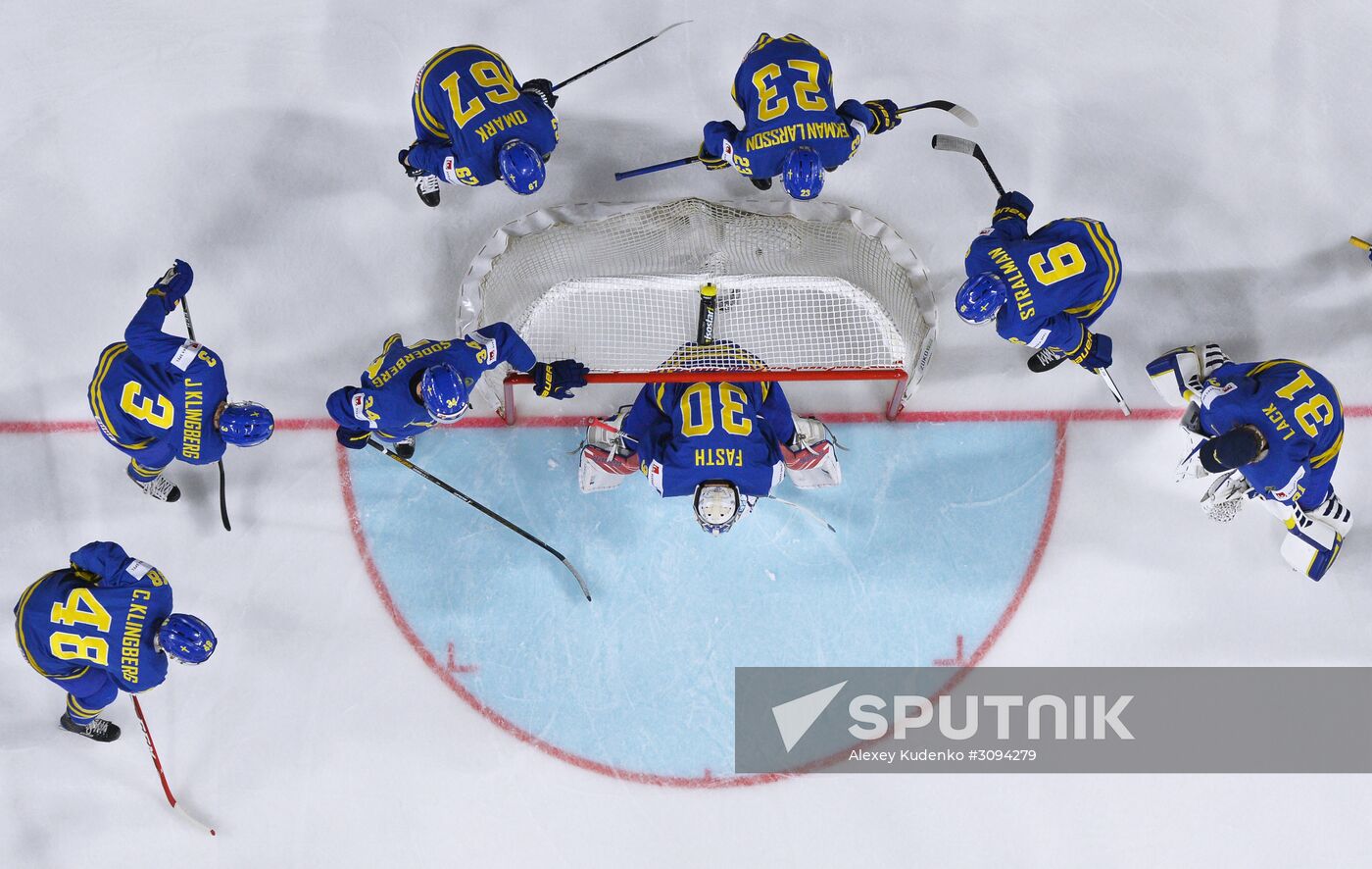 2017 IIHF World Championship. USA vs. Sweden