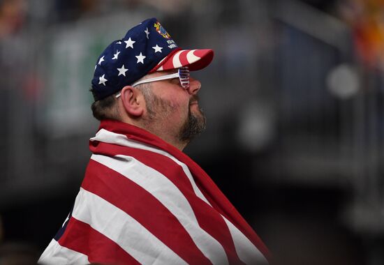 2017 IIHF World Championship. USA vs. Sweden