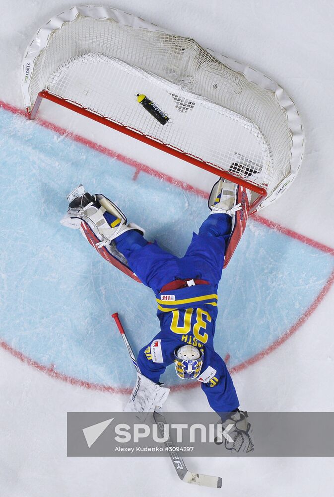 2017 IIHF World Championship. USA vs. Sweden