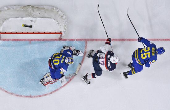 2017 IIHF World Championship. USA vs. Sweden